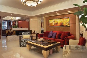 220平米复式户型欧式风格家装装修图片设计-珠海齐装网装修效果图