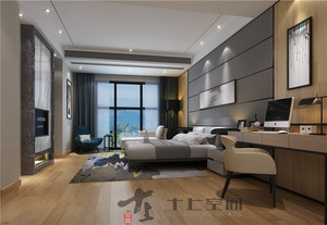 288平米普通户型现代简约家装装修图片设计-珠海齐装网装修效果图