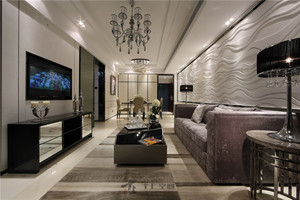 106平米普通户型现代简约家装装修图片设计-珠海齐装网装修效果图