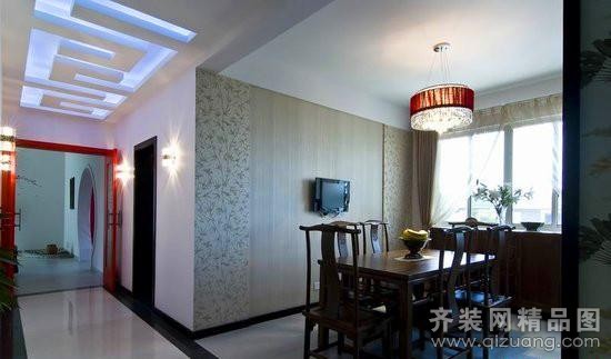 112平米普通户型中式风格家装装修图片设计-珠海齐装网装修效果图