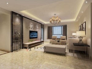 118平米普通户型现代简约家装装修图片设计-珠海齐装网装修效果图