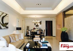 珠海朝青汇现代简约三居室装修效果图 150平米20万装修设计案例 珠海房天下家居装修网