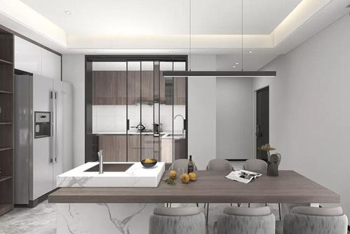 珠海现代风格装修设计让视觉上得到 大户型 质感