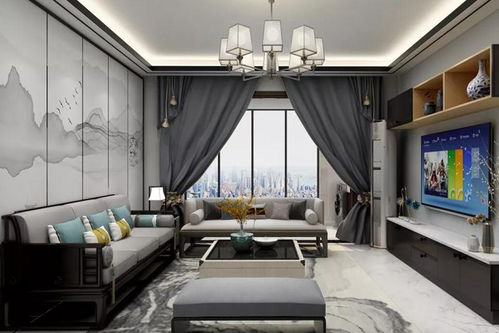 珠海新中式装修设计空间 极简风格的诗意栖居